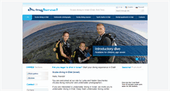 Desktop Screenshot of divingisrael.com